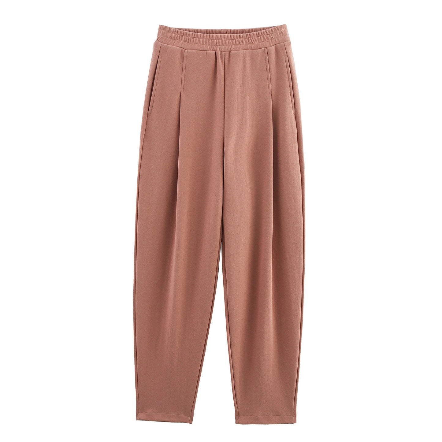 Washed Double-sided Cloth T-shirt Washed Pleated Pants Two-piece Suit