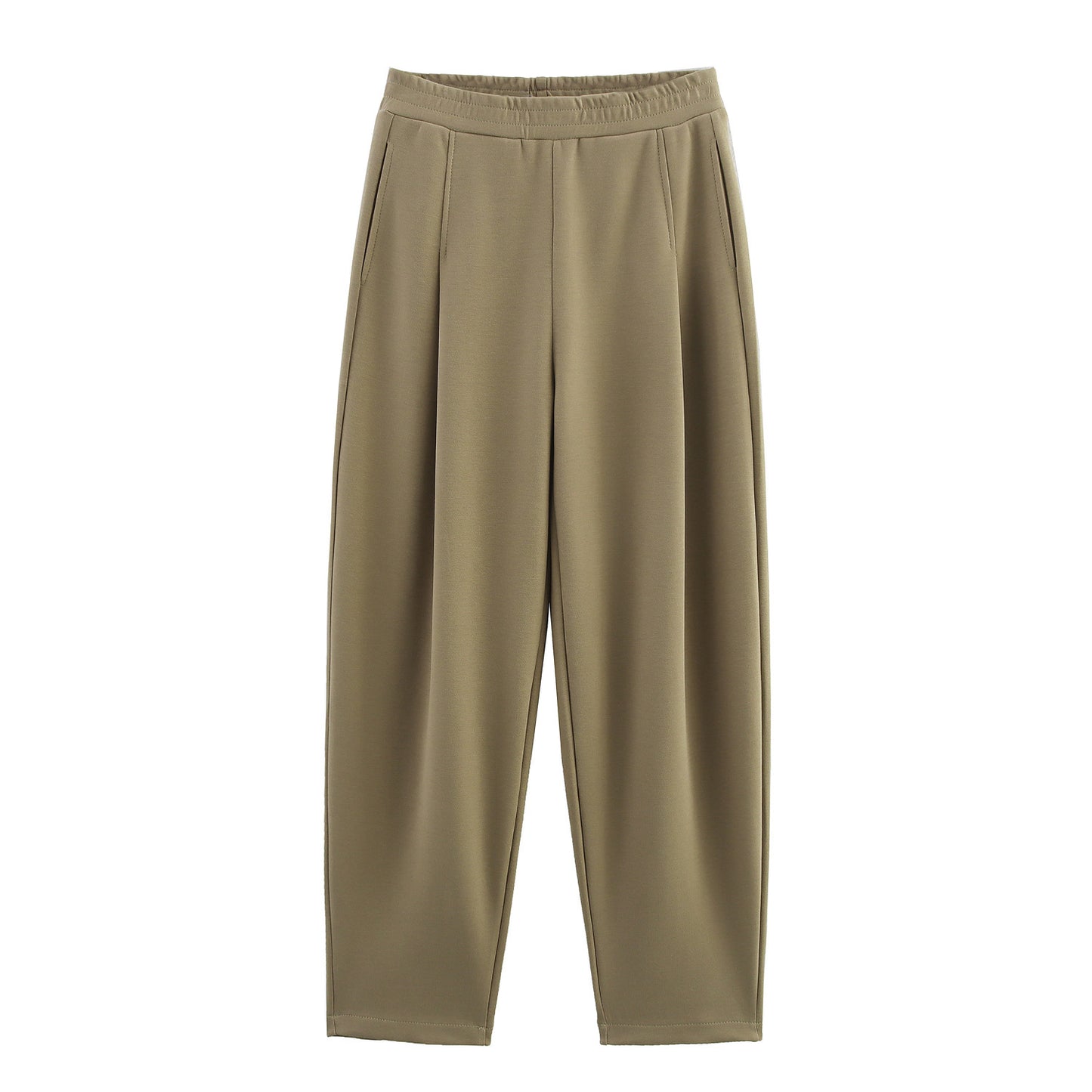 Washed Double-sided Cloth T-shirt Washed Pleated Pants Two-piece Suit